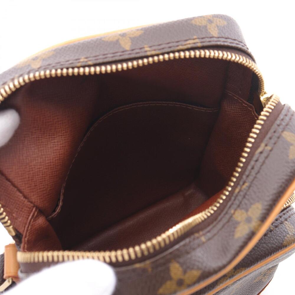Louis Vuitton Canvas Monogram Leather Shoulder Brown Amazon Bag